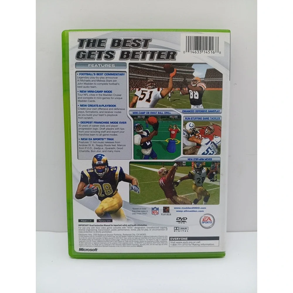 Madden NFL 2003 - Microsoft Xbox